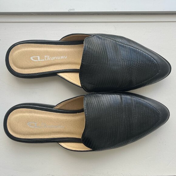 CL by Laundry Black Mules - Picture 2 of 3